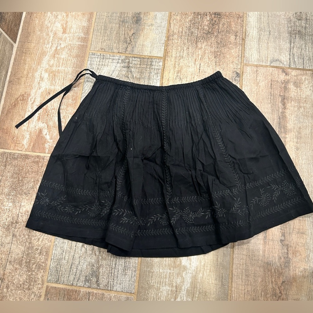 NWT J Crew Embroidered Side Tie Mini Skirt - Picture 8 of 11